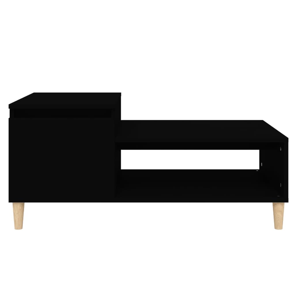 Salontafel 00X50X45 Cm Bewerkt Hout Zwart
