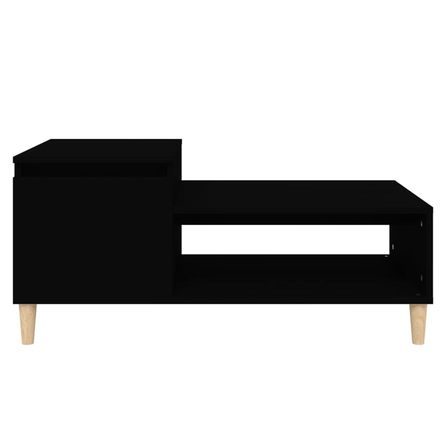 Salontafel 00X50X45 Cm Bewerkt Hout Zwart