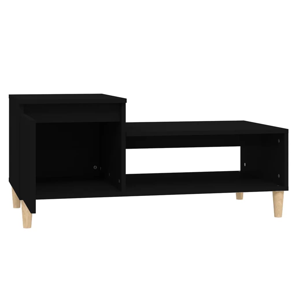 Salontafel 00X50X45 Cm Bewerkt Hout Zwart