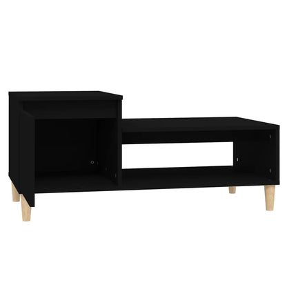 Salontafel 00X50X45 Cm Bewerkt Hout Zwart