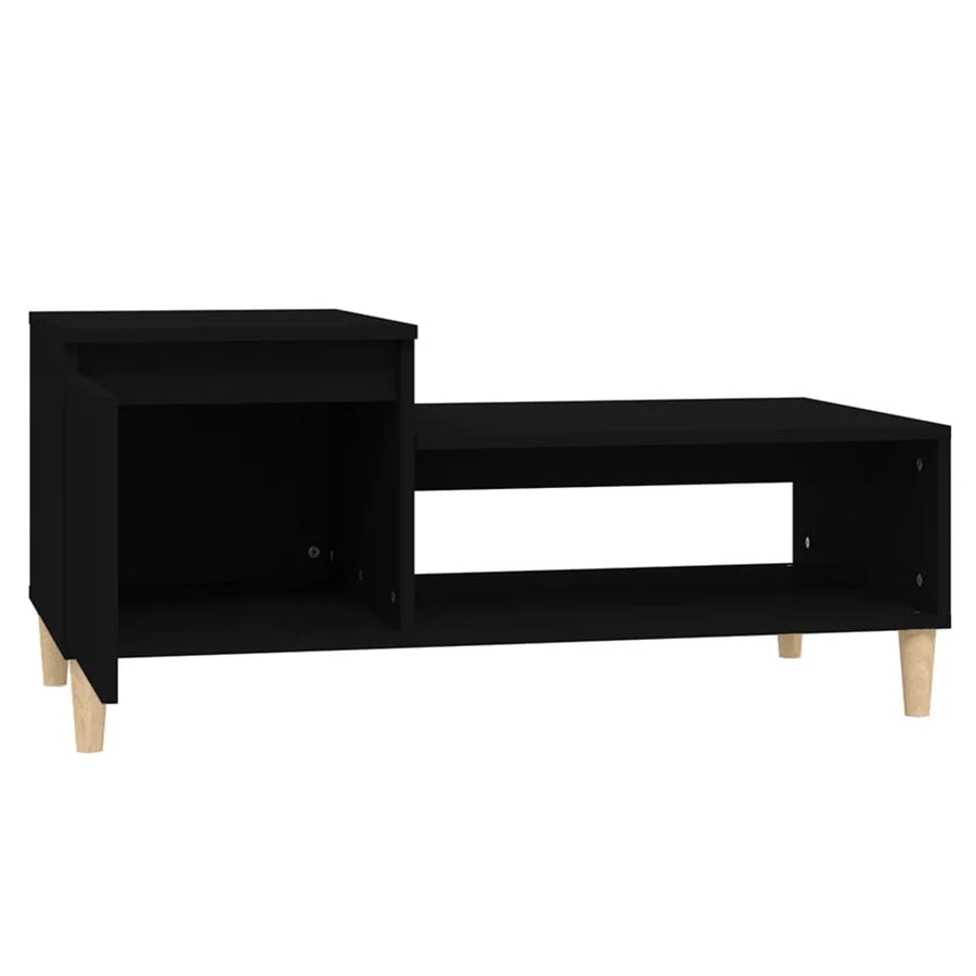 Salontafel 00X50X45 Cm Bewerkt Hout Zwart