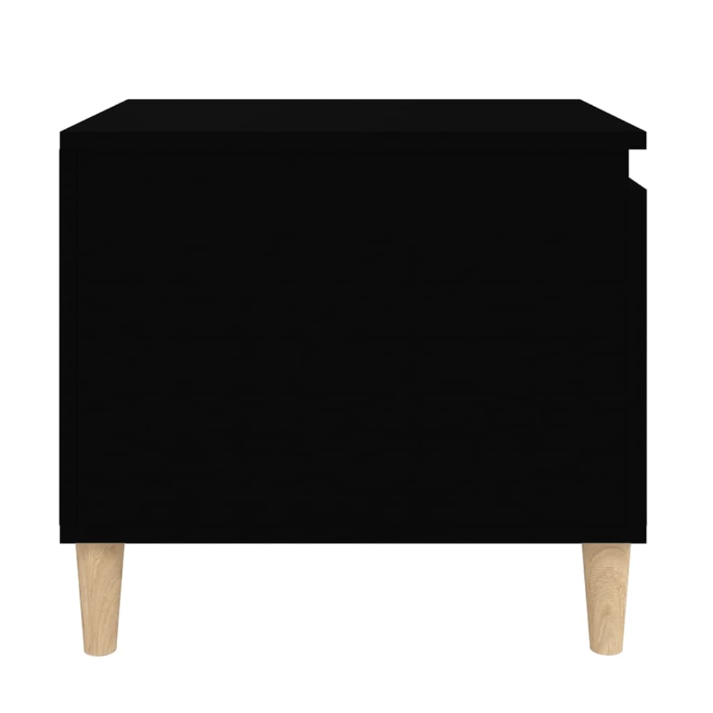 Salontafel 00X50X45 Cm Bewerkt Hout Zwart