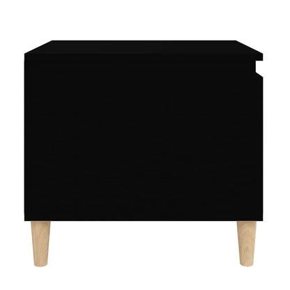 Salontafel 00X50X45 Cm Bewerkt Hout Zwart