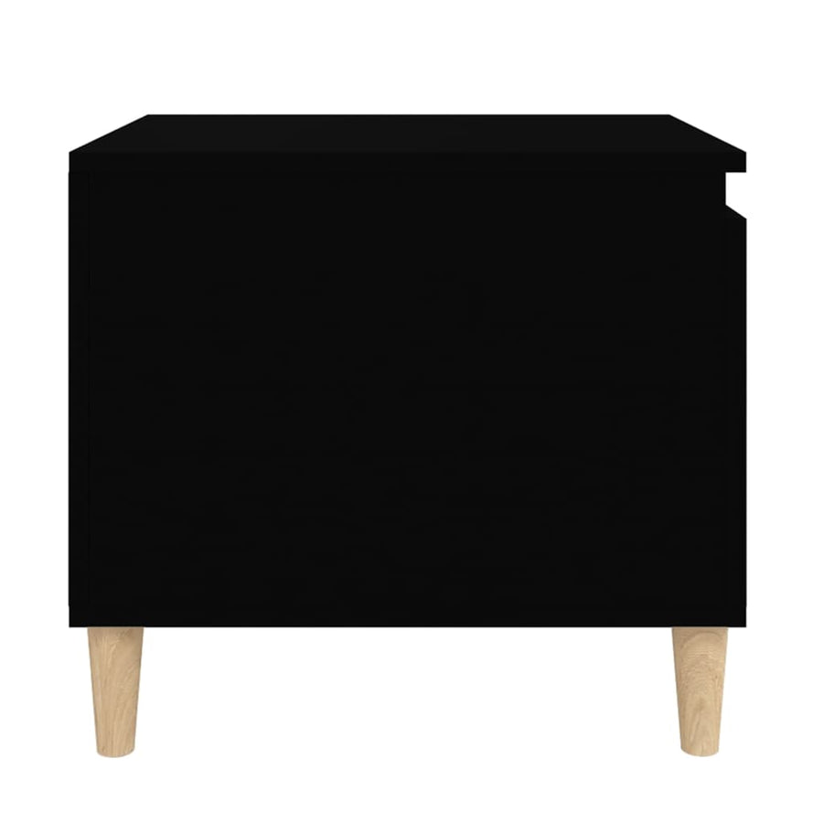 Salontafel 00X50X45 Cm Bewerkt Hout Zwart