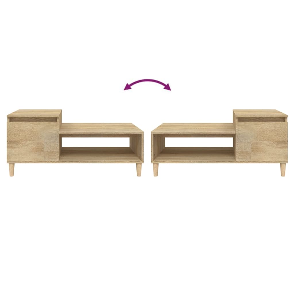 Salontafel 00X50X45 Cm Bewerkt Hout Sonoma eiken