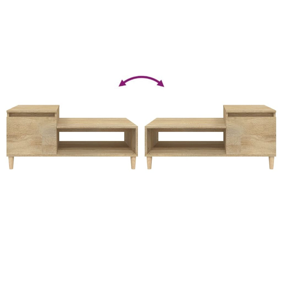 Salontafel 00X50X45 Cm Bewerkt Hout Sonoma eiken