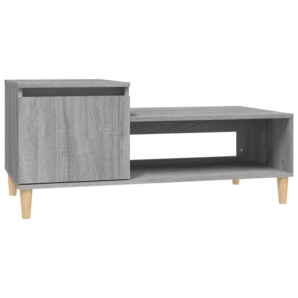 Salontafel 00X50X45 Cm Bewerkt Hout Grijs sonoma