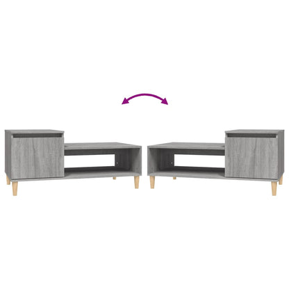 Salontafel 00X50X45 Cm Bewerkt Hout Grijs sonoma