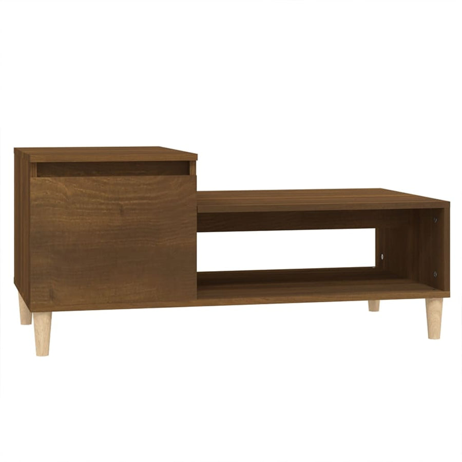 Salontafel 00X50X45 Cm Bewerkt Hout Bruineiken bruin eikenkleur