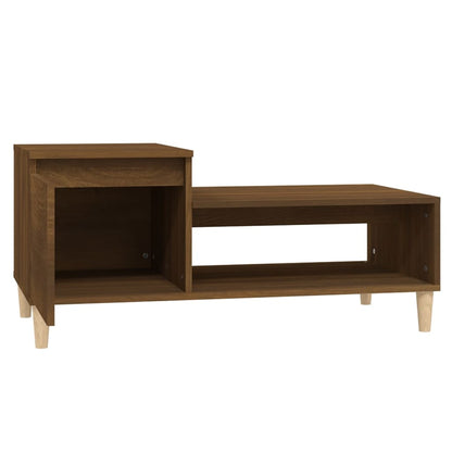 Salontafel 00X50X45 Cm Bewerkt Hout Bruineiken bruin eikenkleur