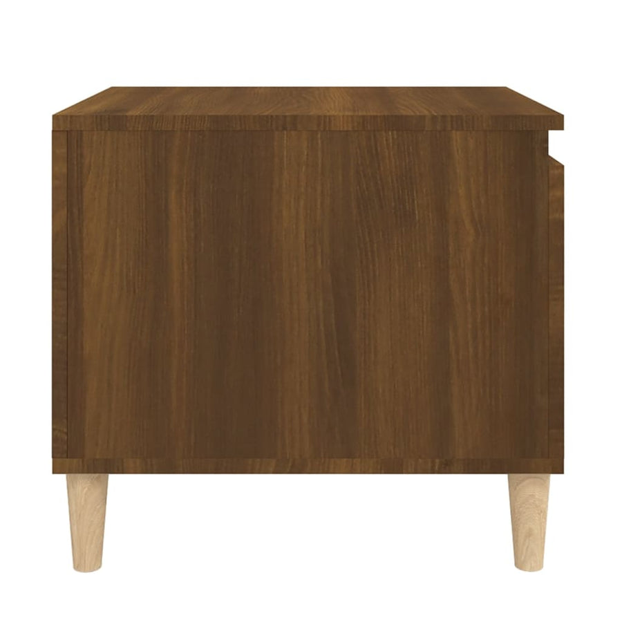 Salontafel 00X50X45 Cm Bewerkt Hout Bruineiken bruin eikenkleur
