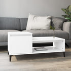 Coffee table 100x50x45 cm distressed wood white
