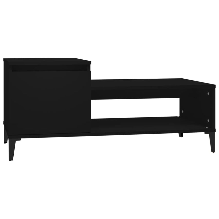 Salontafel 00X50X45 Cm Bewerkt Hout Zwart