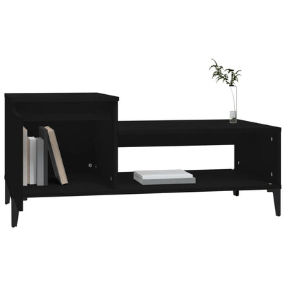 Salontafel 00X50X45 Cm Bewerkt Hout Zwart