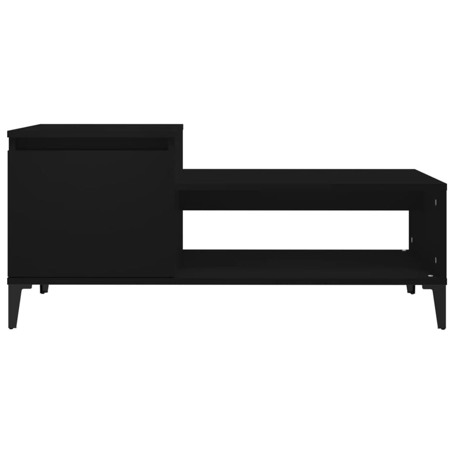 Salontafel 00X50X45 Cm Bewerkt Hout Zwart