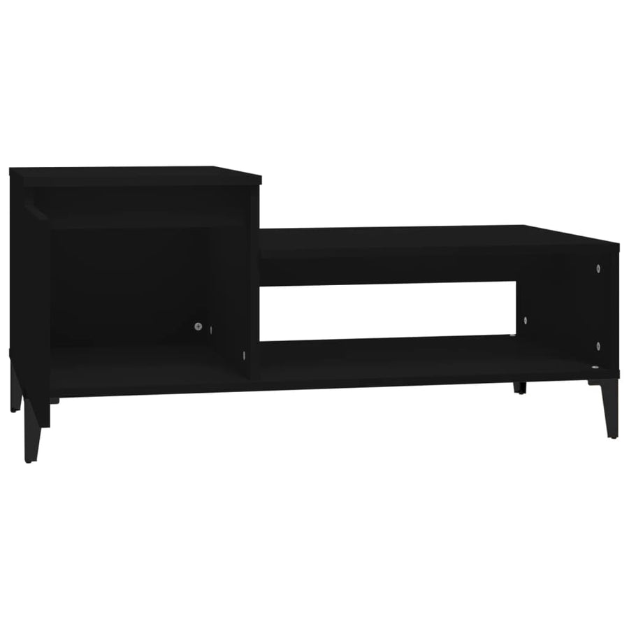 Salontafel 00X50X45 Cm Bewerkt Hout Zwart