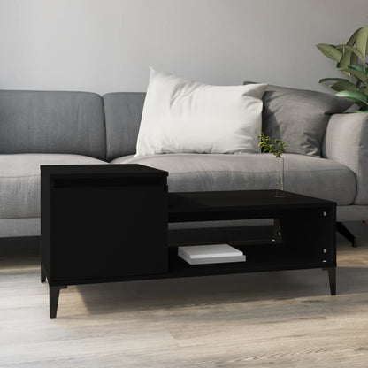 Salontafel 00X50X45 Cm Bewerkt Hout Zwart