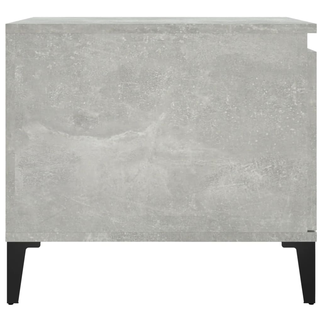 Salontafel 100X50X45 Cm Bewerkt Hout Betongrijs