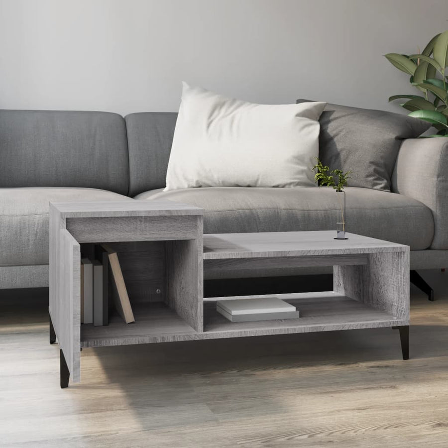 Salontafel 00X50X45 Cm Bewerkt Hout Grijs sonoma