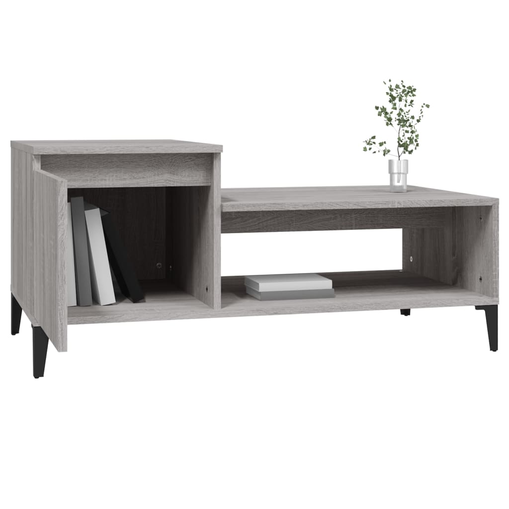 Salontafel 00X50X45 Cm Bewerkt Hout Grijs sonoma
