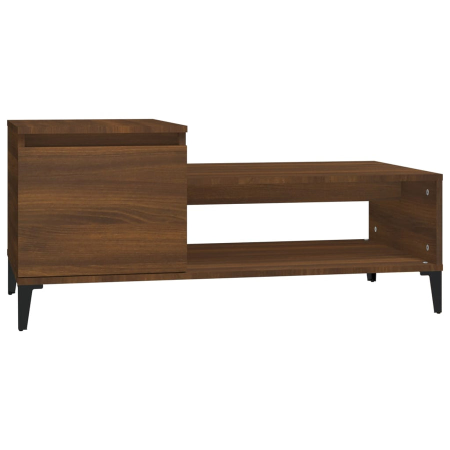 Salontafel 00X50X45 Cm Bewerkt Hout Bruineiken bruin eikenkleur