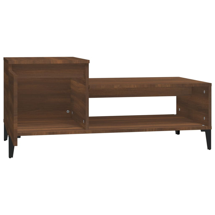 Salontafel 00X50X45 Cm Bewerkt Hout Bruineiken bruin eikenkleur