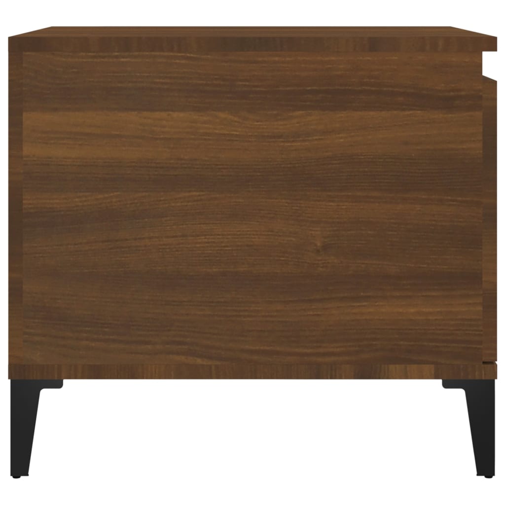 Salontafel 00X50X45 Cm Bewerkt Hout Bruineiken bruin eikenkleur