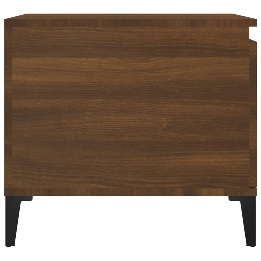 Salontafel 00X50X45 Cm Bewerkt Hout Bruineiken bruin eikenkleur