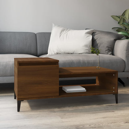 Salontafel 00X50X45 Cm Bewerkt Hout Bruineiken bruin eikenkleur