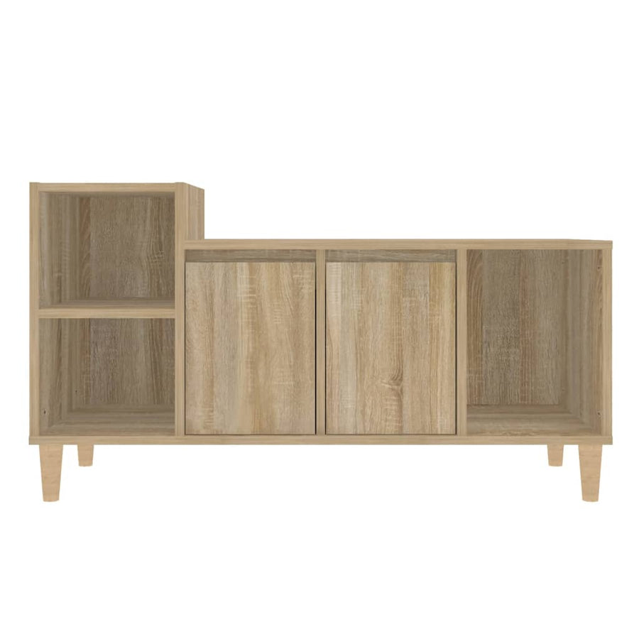 Tv-Meubel 00X35X55 Cm Bewerkt Hout Kleurig Sonoma eiken