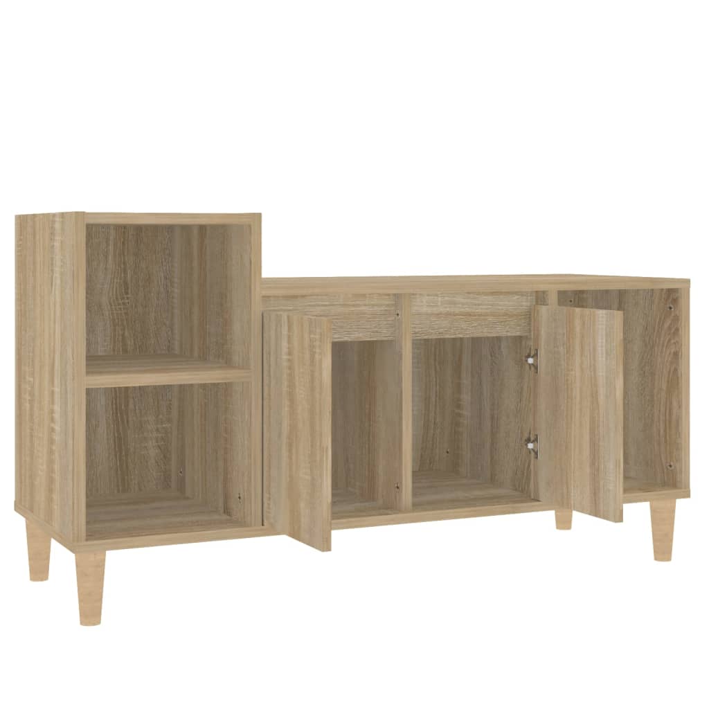 Tv-Meubel 00X35X55 Cm Bewerkt Hout Kleurig Sonoma eiken