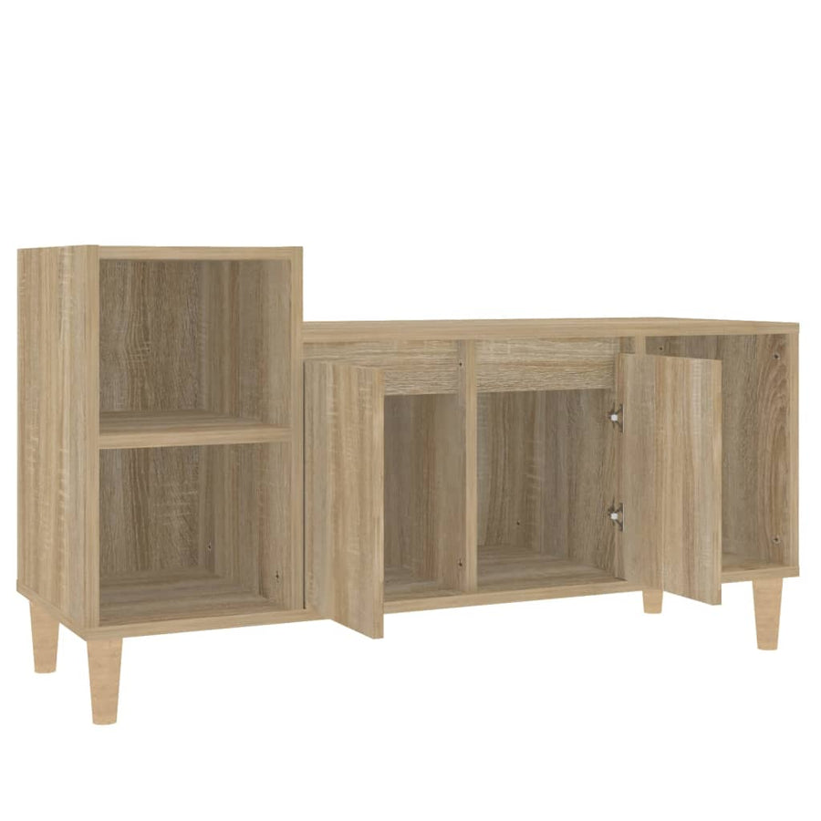 Tv-Meubel 00X35X55 Cm Bewerkt Hout Kleurig Sonoma eiken