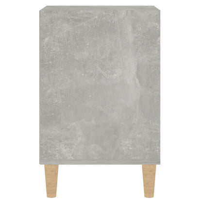 Tv-Meubel 00X35X55 Cm Bewerkt Hout Betongrijs