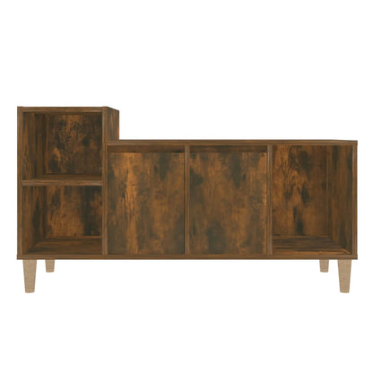 Tv-Meubel 00X35X55 Cm Bewerkt Hout Kleurig Gerookt eiken