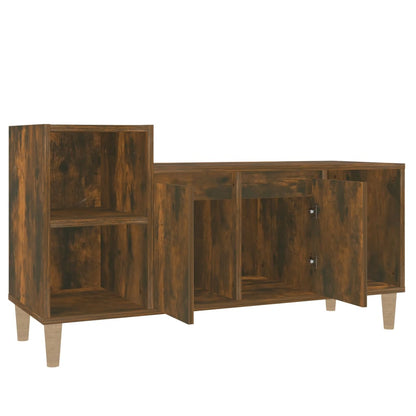 Tv-Meubel 00X35X55 Cm Bewerkt Hout Kleurig Gerookt eiken