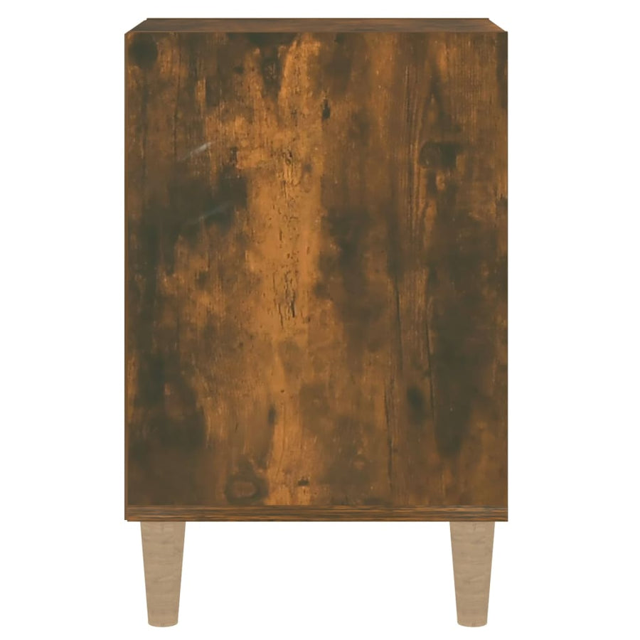 Tv-Meubel 00X35X55 Cm Bewerkt Hout Kleurig Gerookt eiken