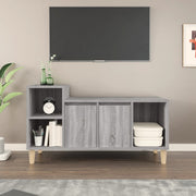 Tv-meubel 100x35x55 cm grijs sonoma eiken