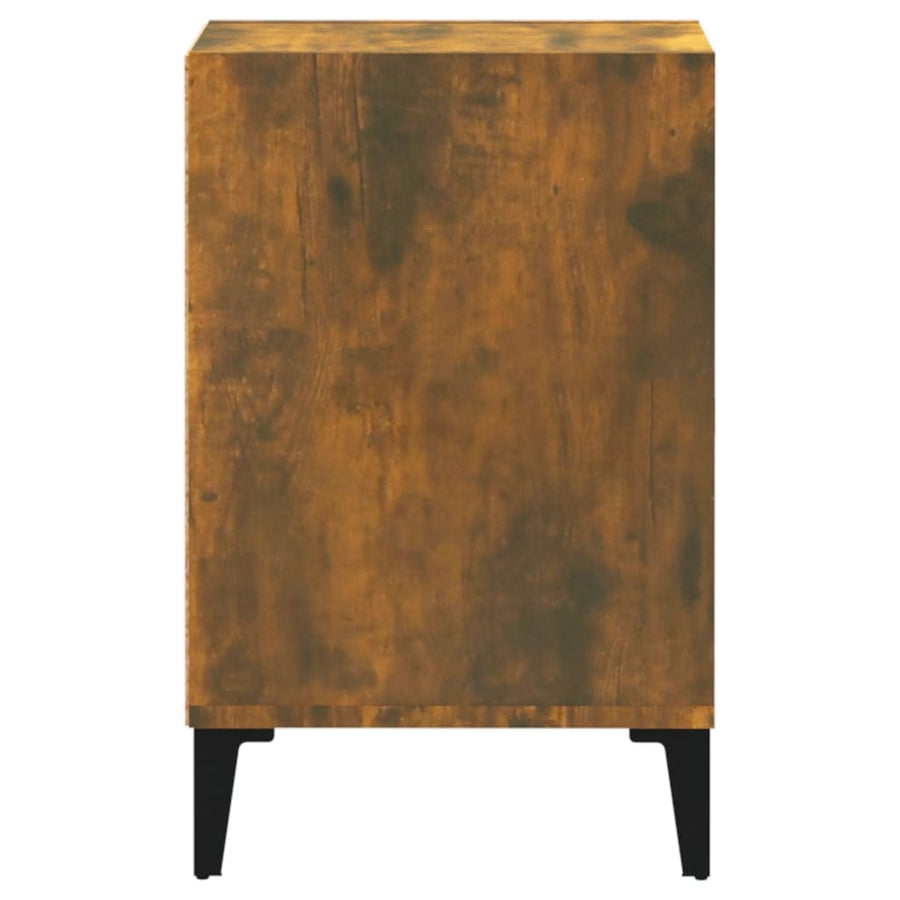 Tv-Meubel 00X35X55 Cm Bewerkt Hout Kleurig Gerookt eiken