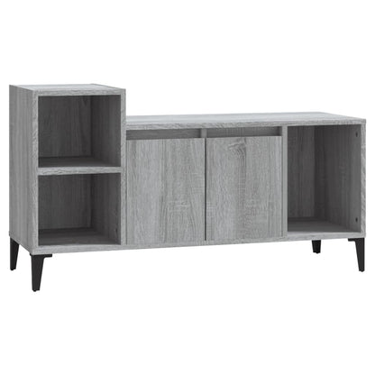 Tv-Meubel 00X35X55 Cm Bewerkt Hout Eikenkleurig Grijs sonoma