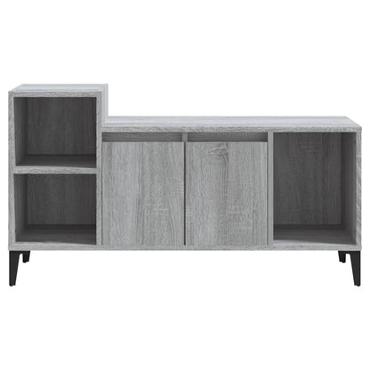 Tv-Meubel 00X35X55 Cm Bewerkt Hout Eikenkleurig Grijs sonoma