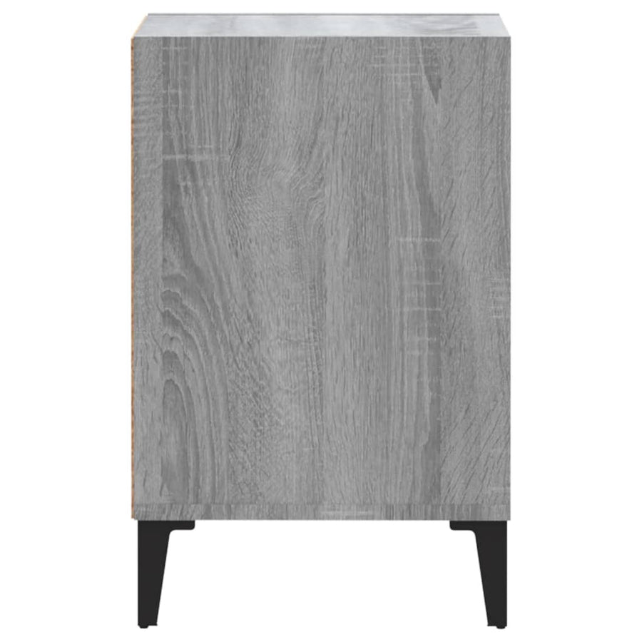 Tv-Meubel 00X35X55 Cm Bewerkt Hout Eikenkleurig Grijs sonoma