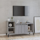 Tv-meubel 100x35x55 cm grijs sonoma eiken