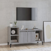 Tv-meubel 100x35x55 cm grijs sonoma eiken
