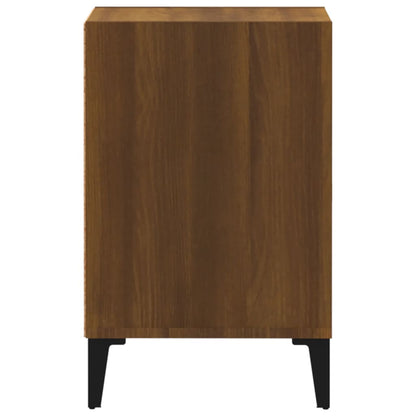 Tv-Meubel 00X35X55 Cm Bewerkt Hout Bruin Eikenkleur Bruineiken