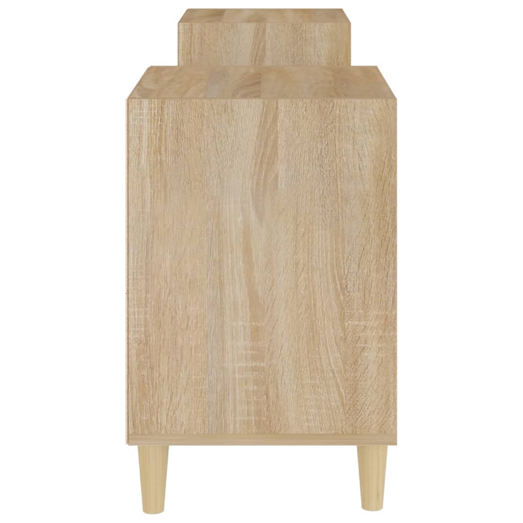 Tv-Meubel 60X35X55 Cm Bewerkt Hout Kleurig Sonoma eiken