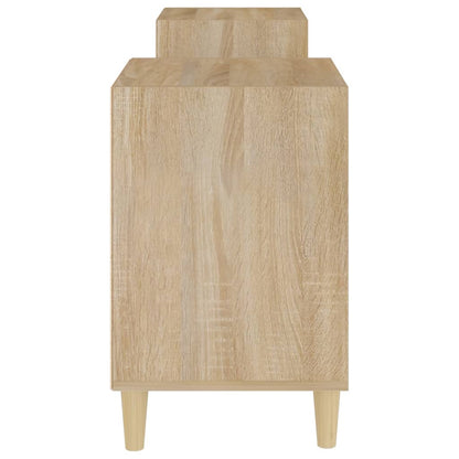 Tv-Meubel 60X35X55 Cm Bewerkt Hout Kleurig Sonoma eiken