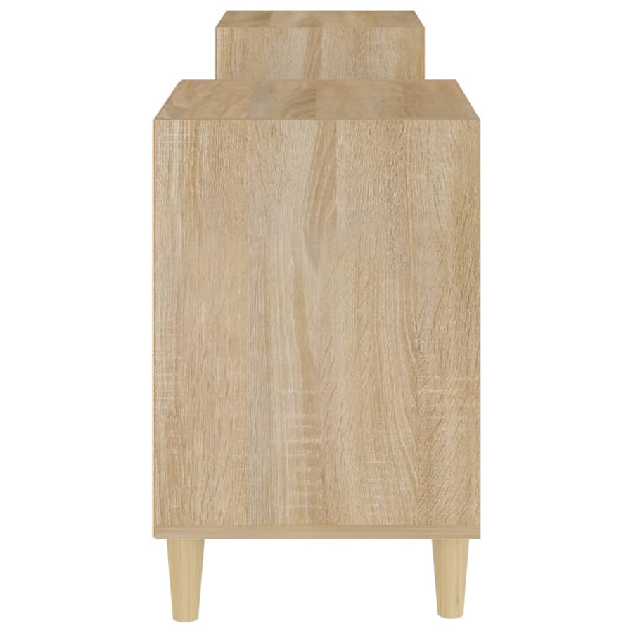 Tv-Meubel 60X35X55 Cm Bewerkt Hout Kleurig Sonoma eiken
