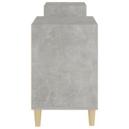 Tv-Meubel 60X35X55 Cm Bewerkt Hout Betongrijs