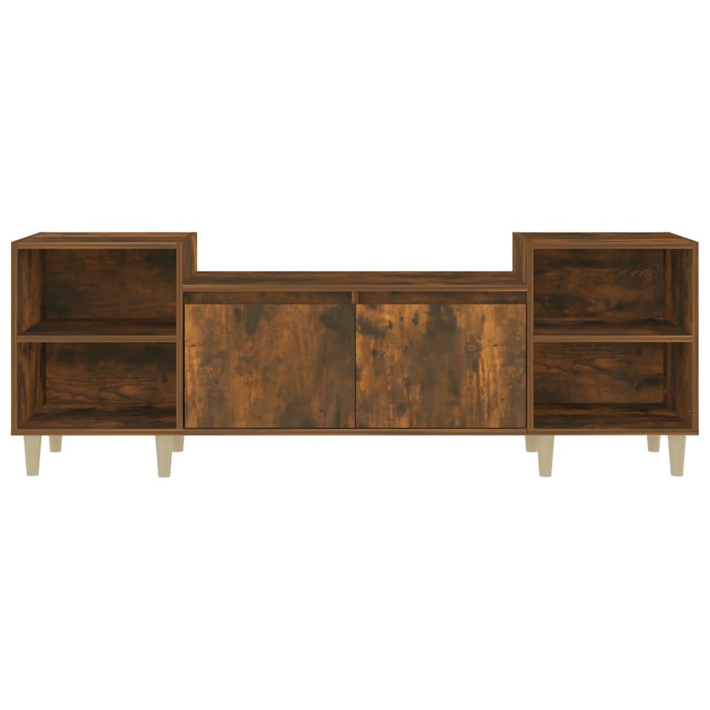 Tv-Meubel 60X35X55 Cm Bewerkt Hout Kleurig Gerookt eiken