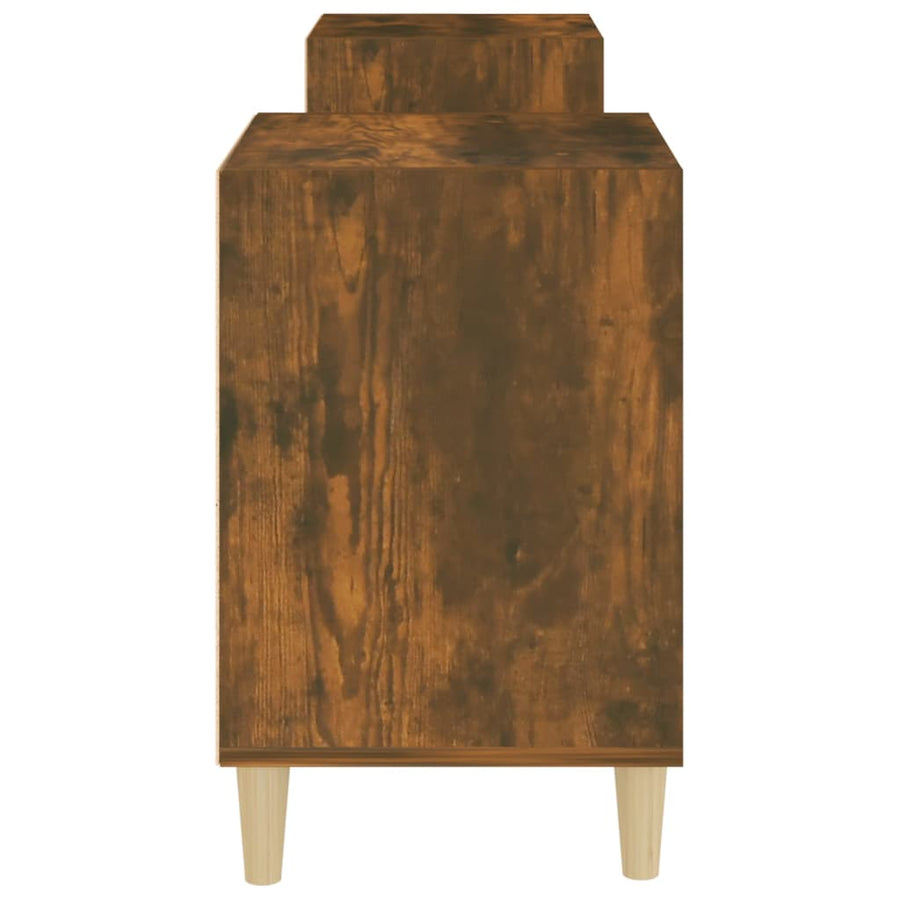Tv-Meubel 60X35X55 Cm Bewerkt Hout Kleurig Gerookt eiken